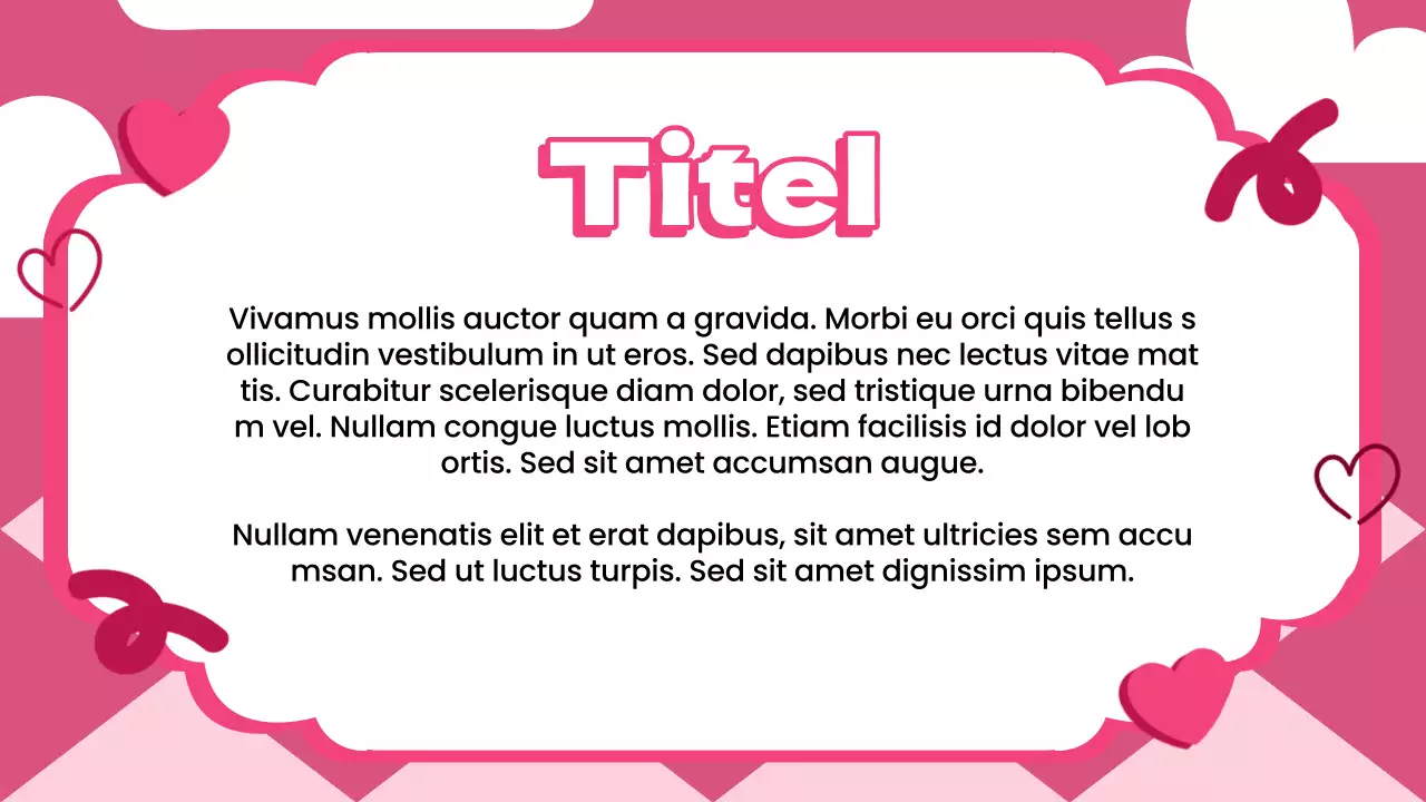 Pink Trendy Coquette Lecture Material