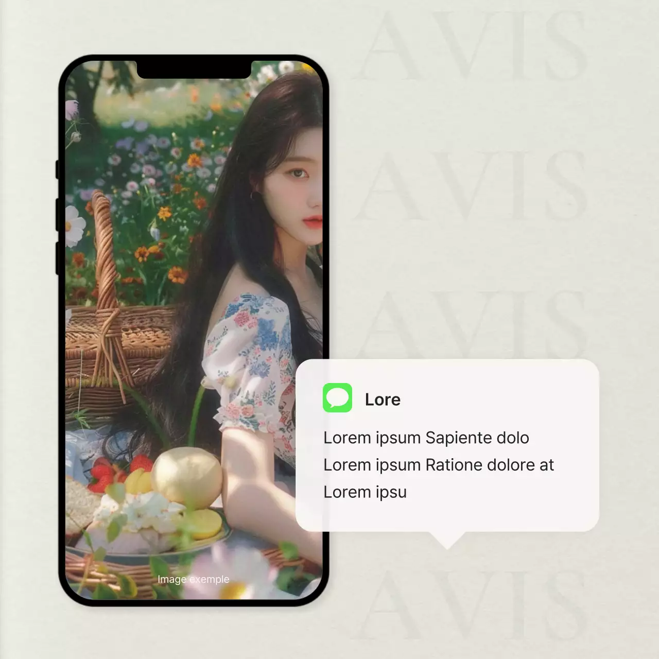 Annonces vertes et modernes de flux marketing dans les médias sociaux