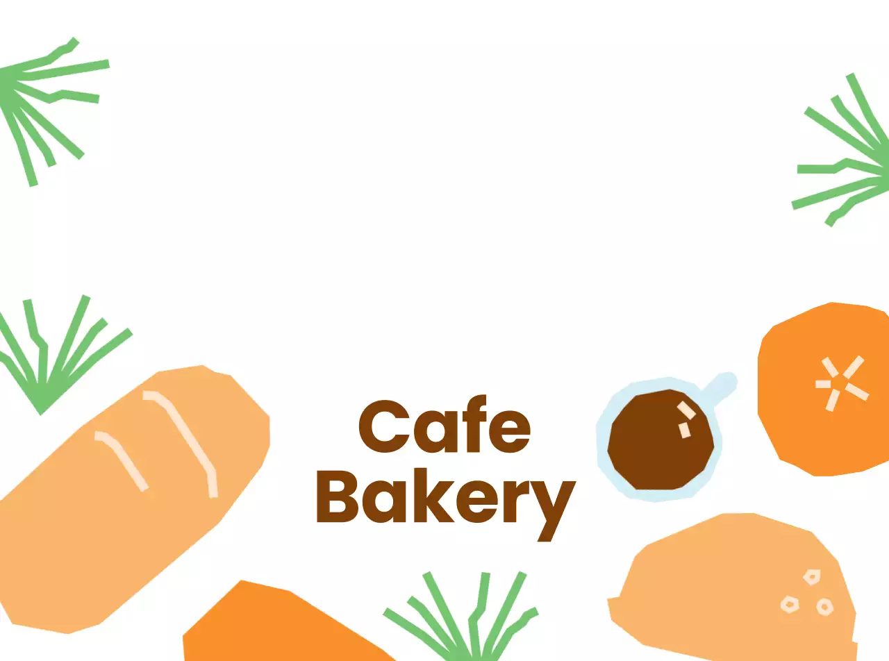 Kafe dengan roti yang lezat