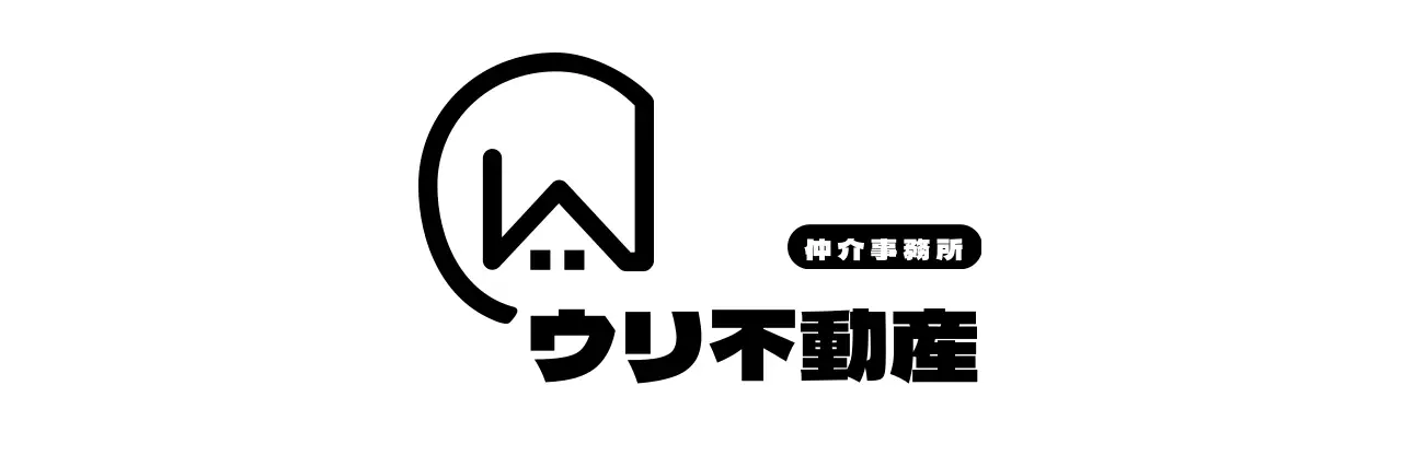 緑色の親しみやすい仲介事務所の不動産ロゴ
