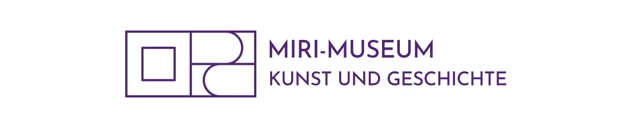 Kunstgalerie mit geometrischen Formen für ein künstlerisches Gefühl