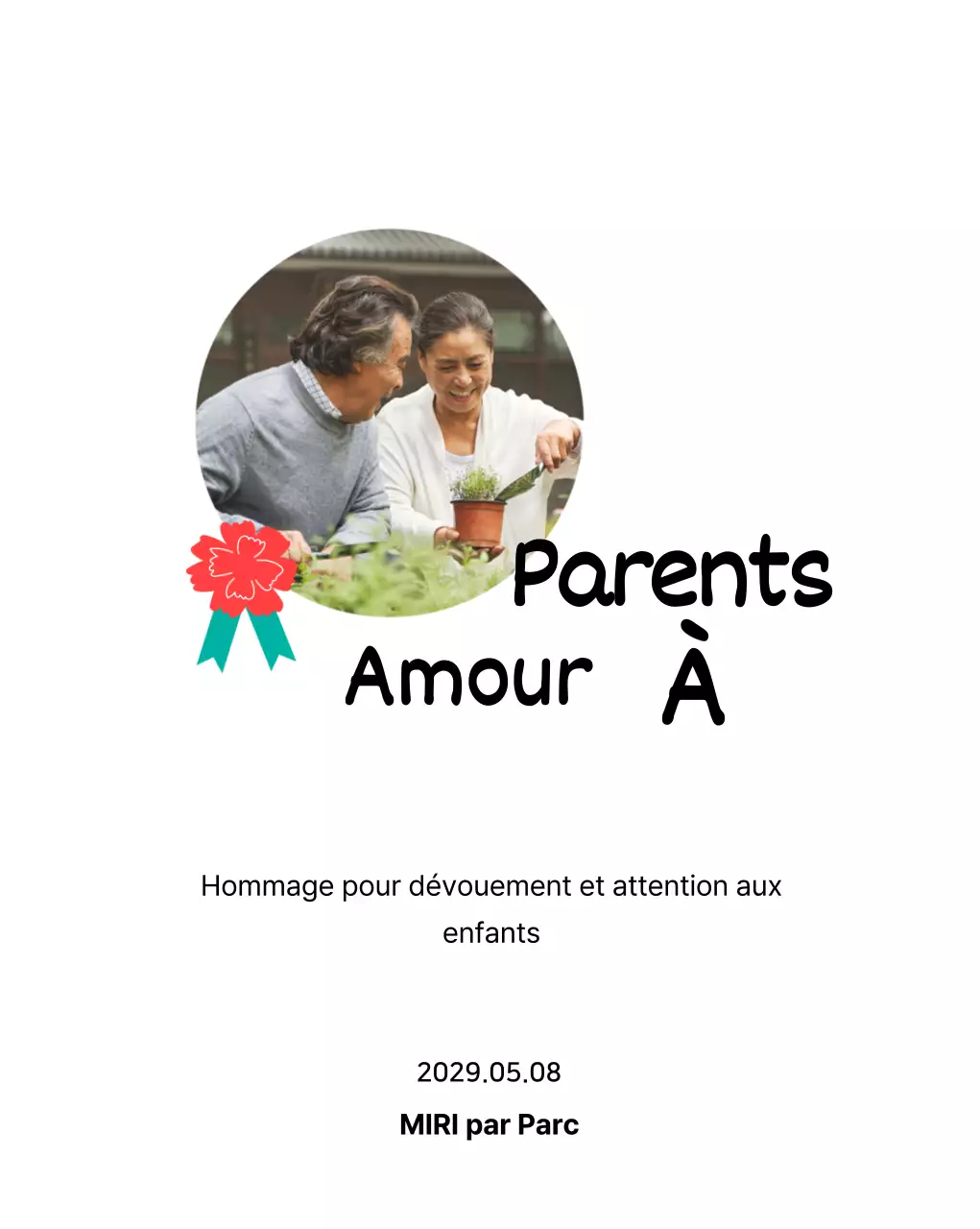 Une jolie plaque de fête des mères avec une illustration d'œillets et une calligraphie avec votre photo