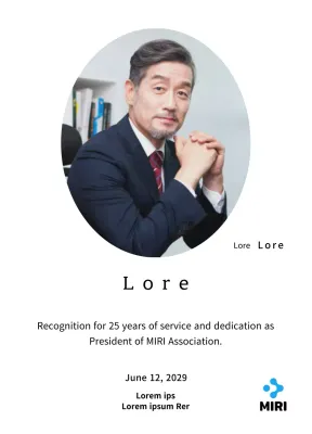 Plakat peresmian yang tampak bersih dengan logo perusahaan Anda