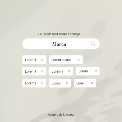 Promueva un canal de marketing en redes sociales de moda en rosa y marfil