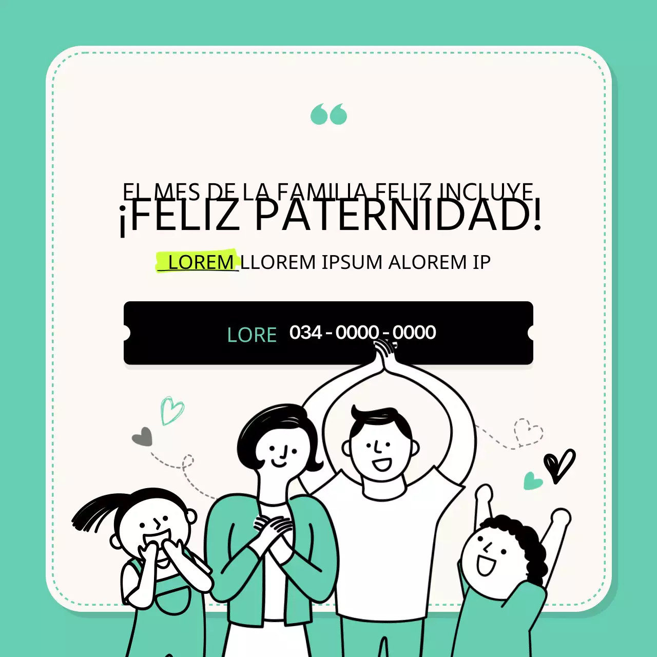 Promocione el reportaje para padres del Mes de la Ceca y la Paternidad Negra