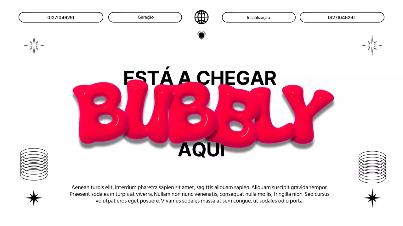 Relatório de marketing 3D moderno branco e vermelho