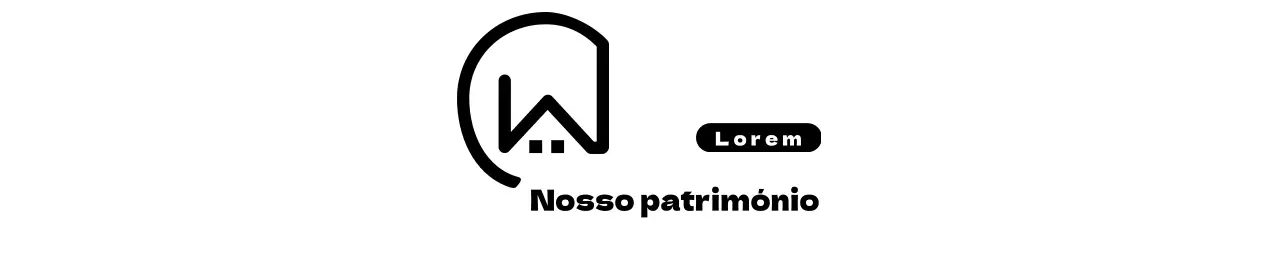 Logótipo de agência imobiliária verde e amigável