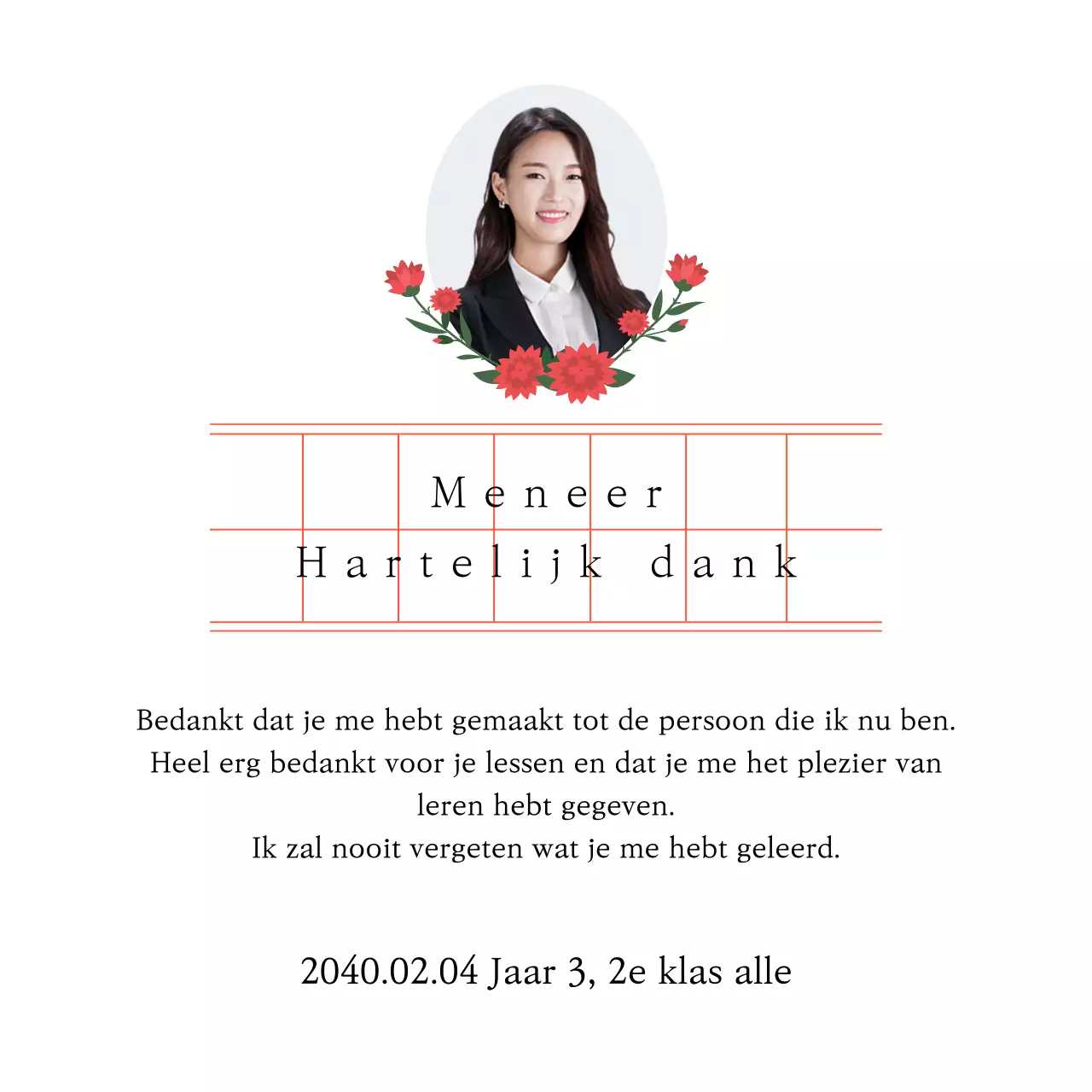 Een sentimentele kijk op lerarendag met manuscriptpapier en anjers