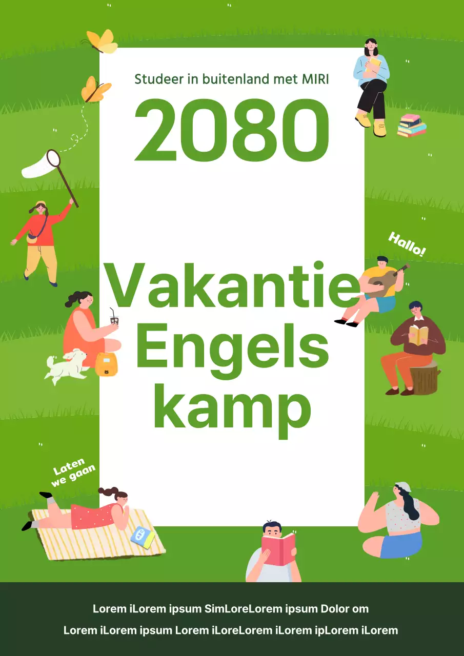 Promoot je groene en limoengroene vakantie Engelse kampen