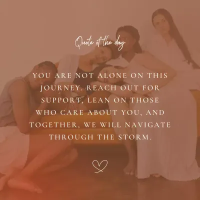 Orange Minimal Support Announcement Social Media Post