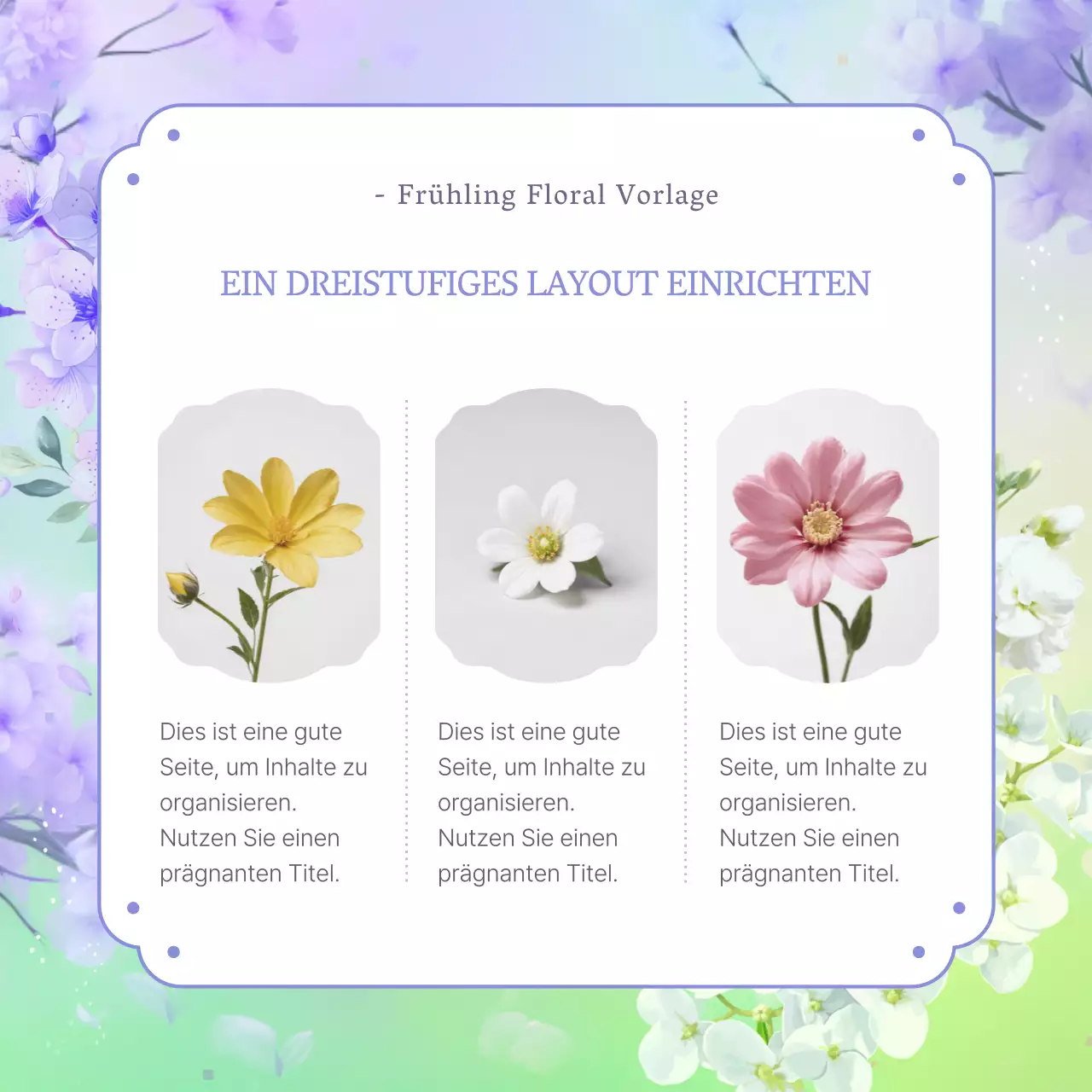 Lila und natürliche Hortensien Frühlingsblumen Präsentation