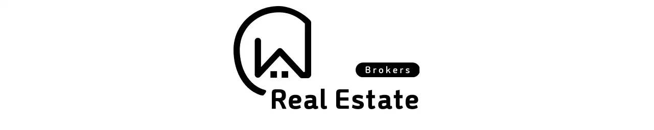 Green friendly brokerage real estate logo
