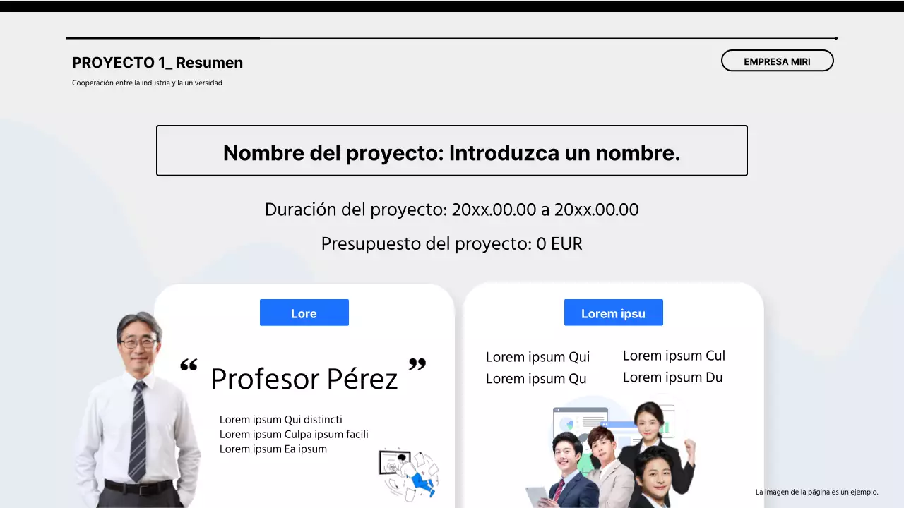 Una sencilla propuesta de colaboración entre la universidad y la industria