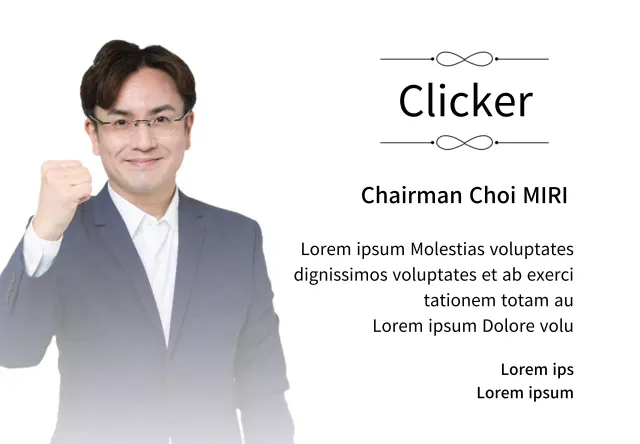 Plakat pesanan yang tampak berkelas dengan hiasan dan foto