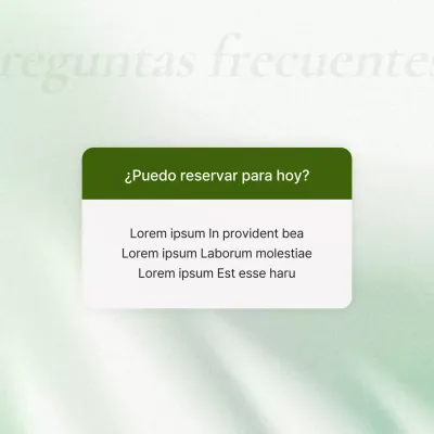 Anuncio de preguntas y respuestas sobre marketing ecológico y moderno en las redes sociales