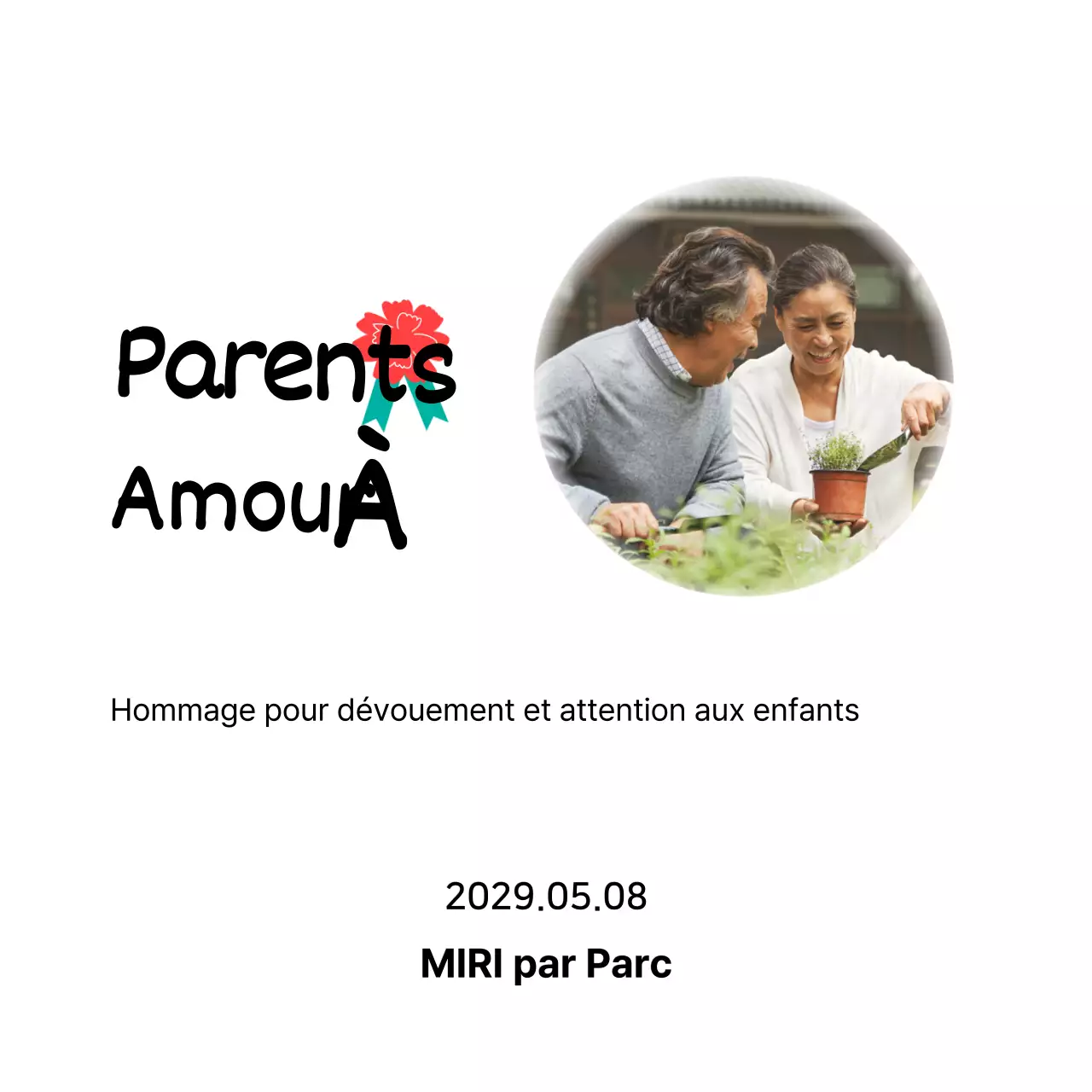 Une jolie plaque de fête des mères avec une illustration d'œillets et une calligraphie avec votre photo