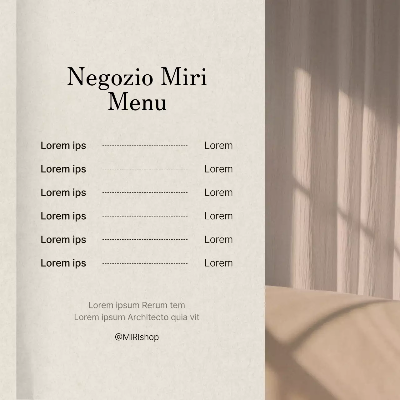 Promuovere un feed di social media marketing di tendenza in rosa e avorio