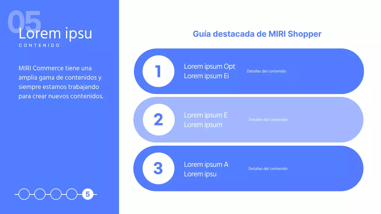 Sencilla propuesta de colaboración con influencers en azul y blanco