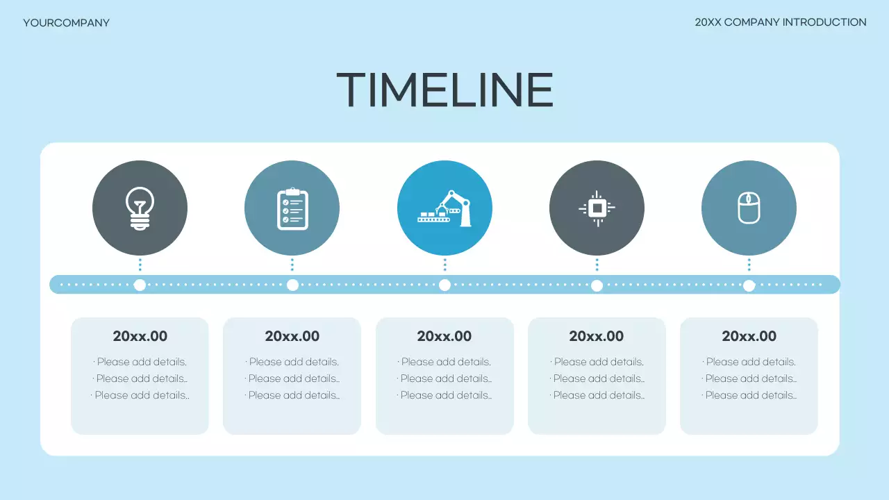 Blue Clean Business Presentation