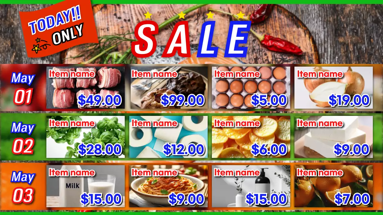 Bài thuyết trình hướng dẫn mua sắm tạp hóa Green Trendy