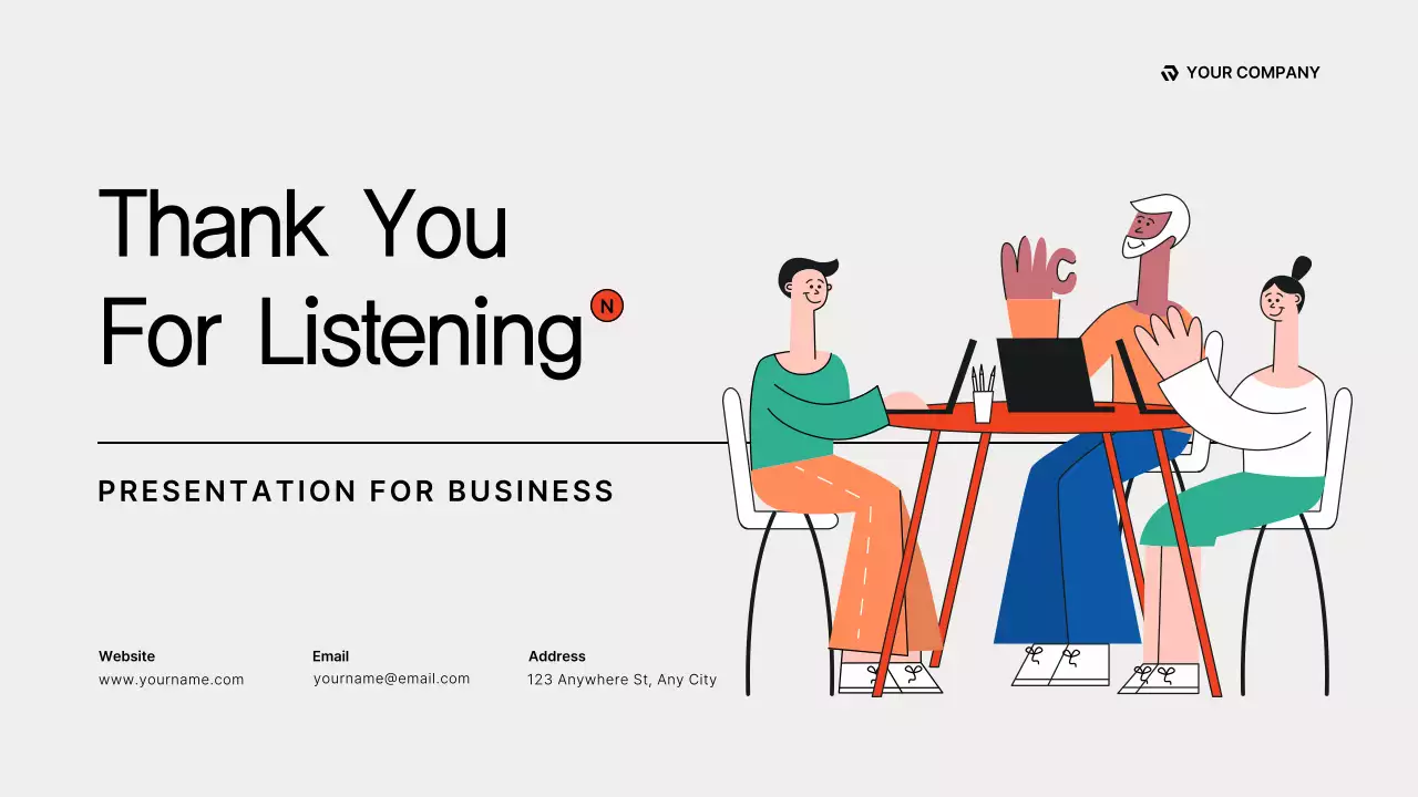 Red Modern Business Presentation