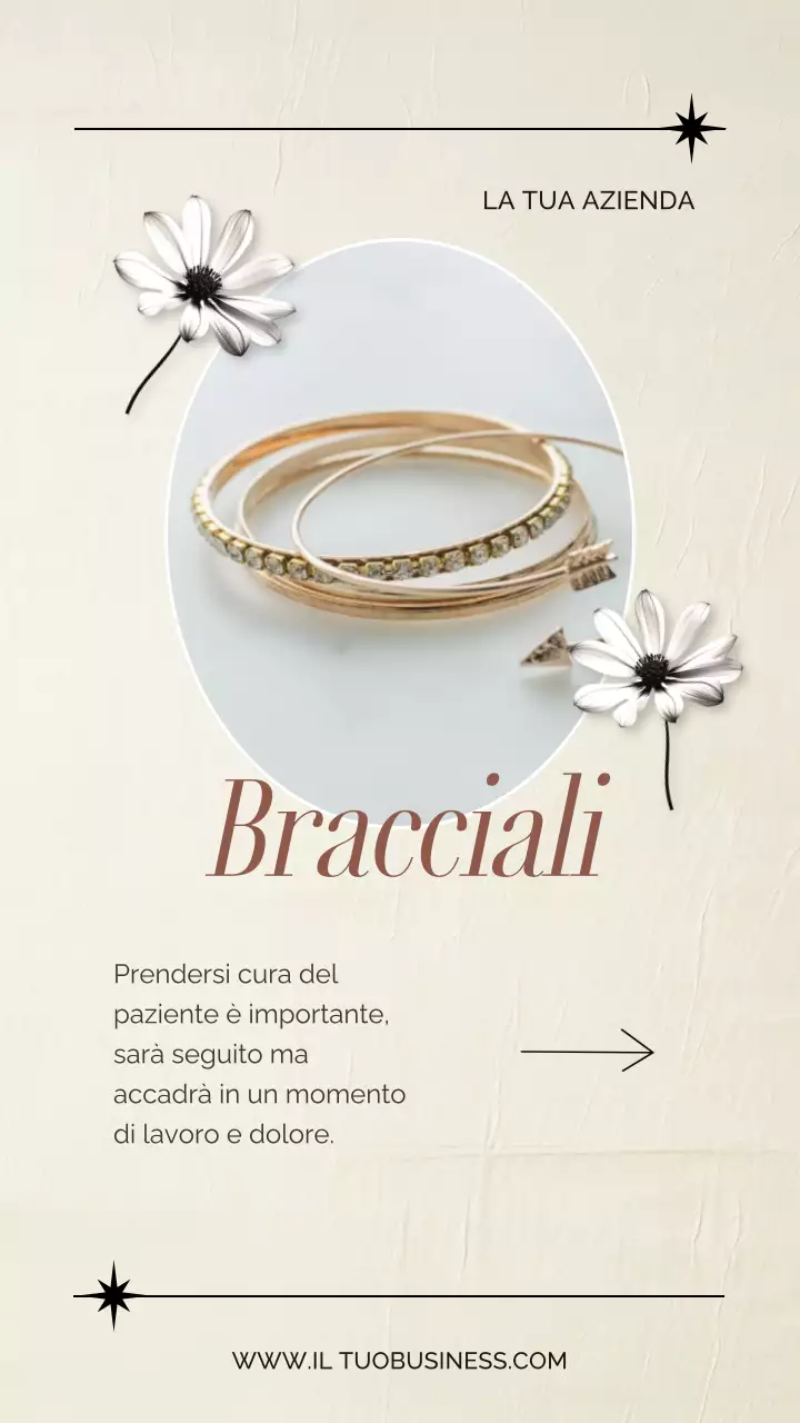 Beige e marrone elegante Regali esclusivi di gioielli per la mamma promozione