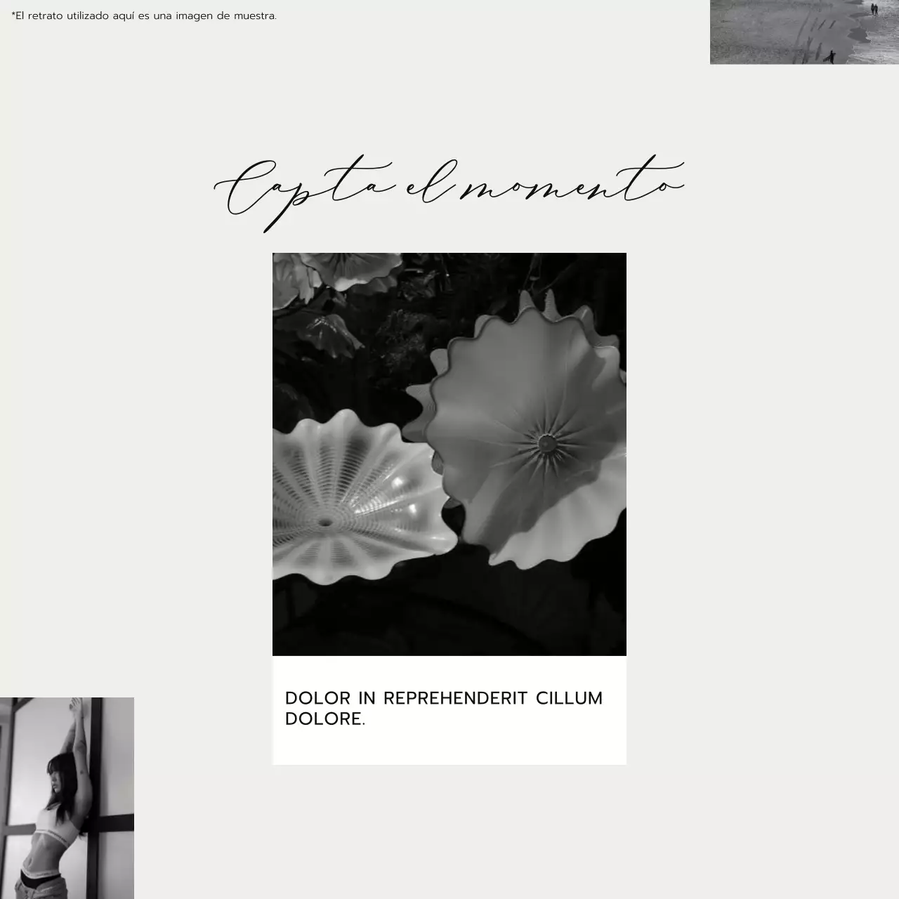 Beige y Negro Tendencia Photo Collage Estética Lifestyle Blog Promoción