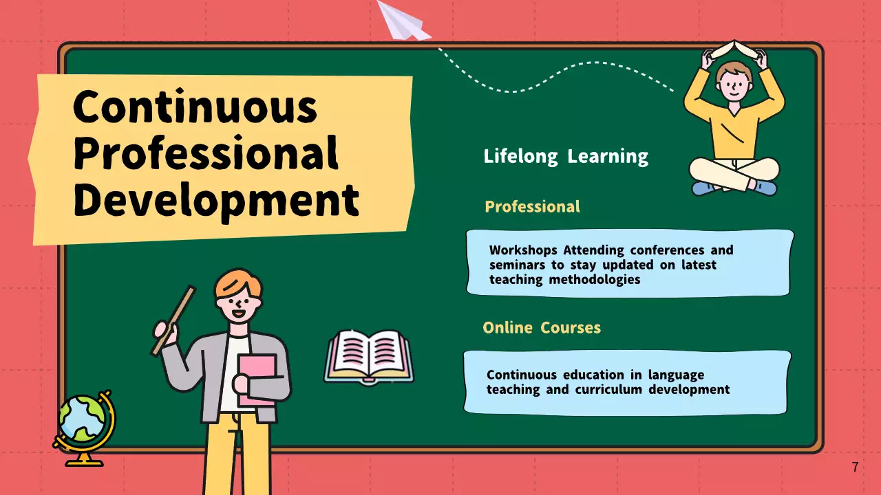 Red Simple Education Announcement Presentation