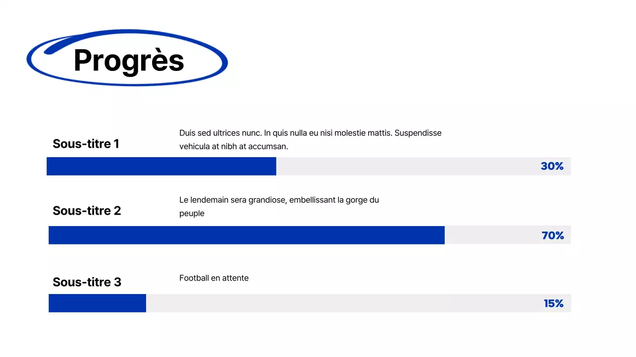 Blue Modern Marker Présentation de la société