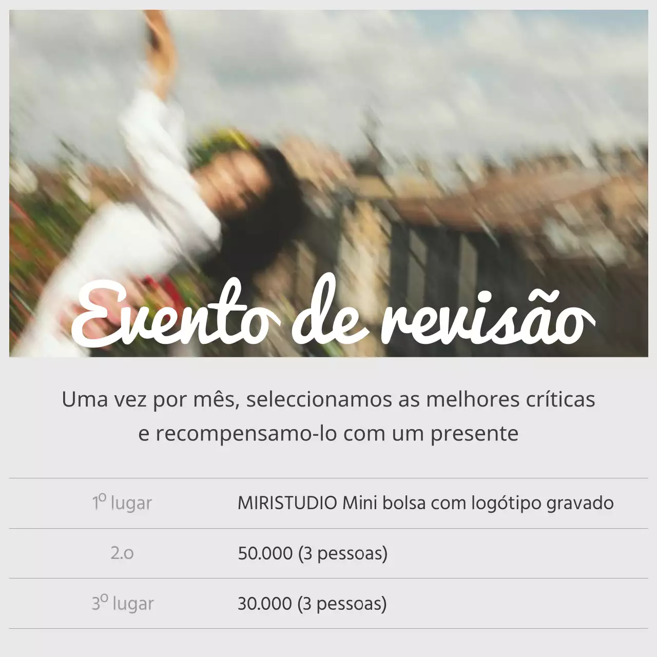 Promova o seu evento de análise de marketing em branco e cinzento na moda