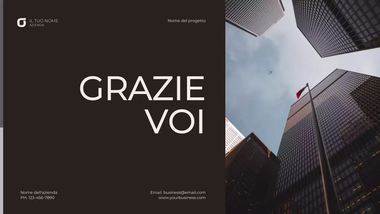 Presentazione aziendale a tono neutro