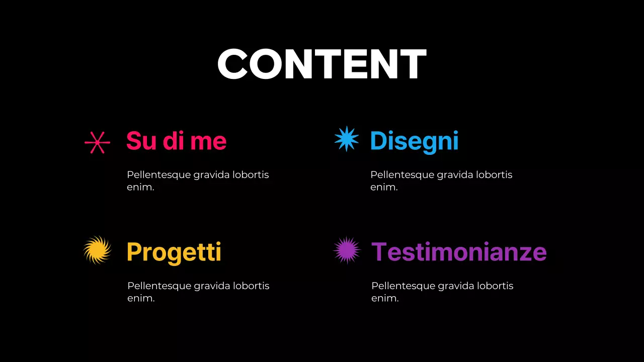 Neon moderno Forme appariscenti Portafoglio