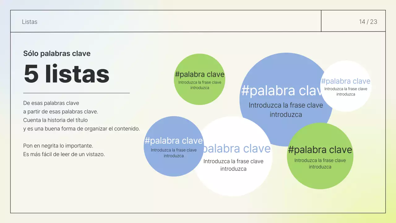 Informe de diseño sencillo en blanco y chartreuse