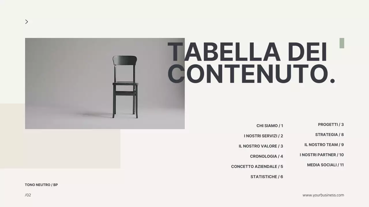 Beige Minimal Modern Profile Introduzione aziendale
