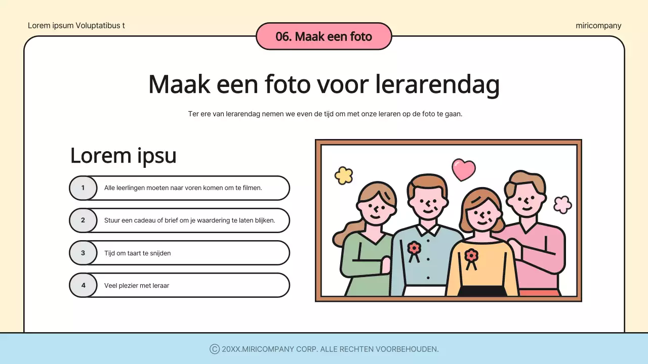 Ivory and Rainbow's Mooie Lerarendag Programma Evenement Planner