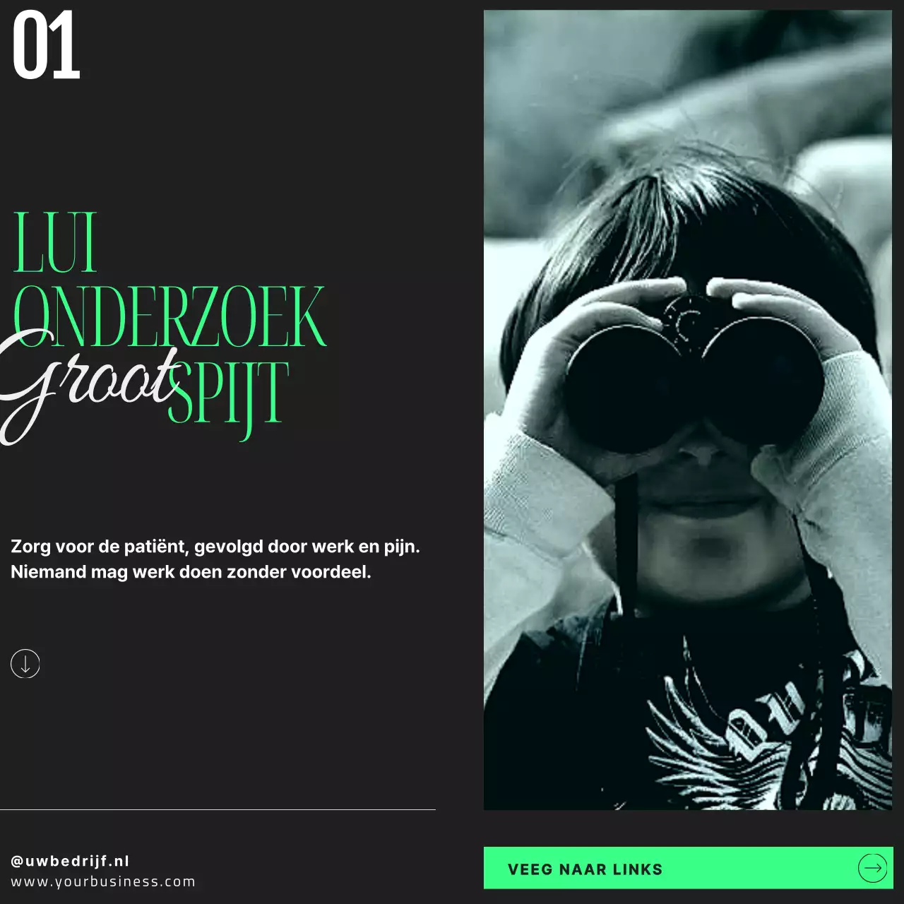 Groen Zwart Modern Eenvoudige Tips voor Beleggen Voor Beginners