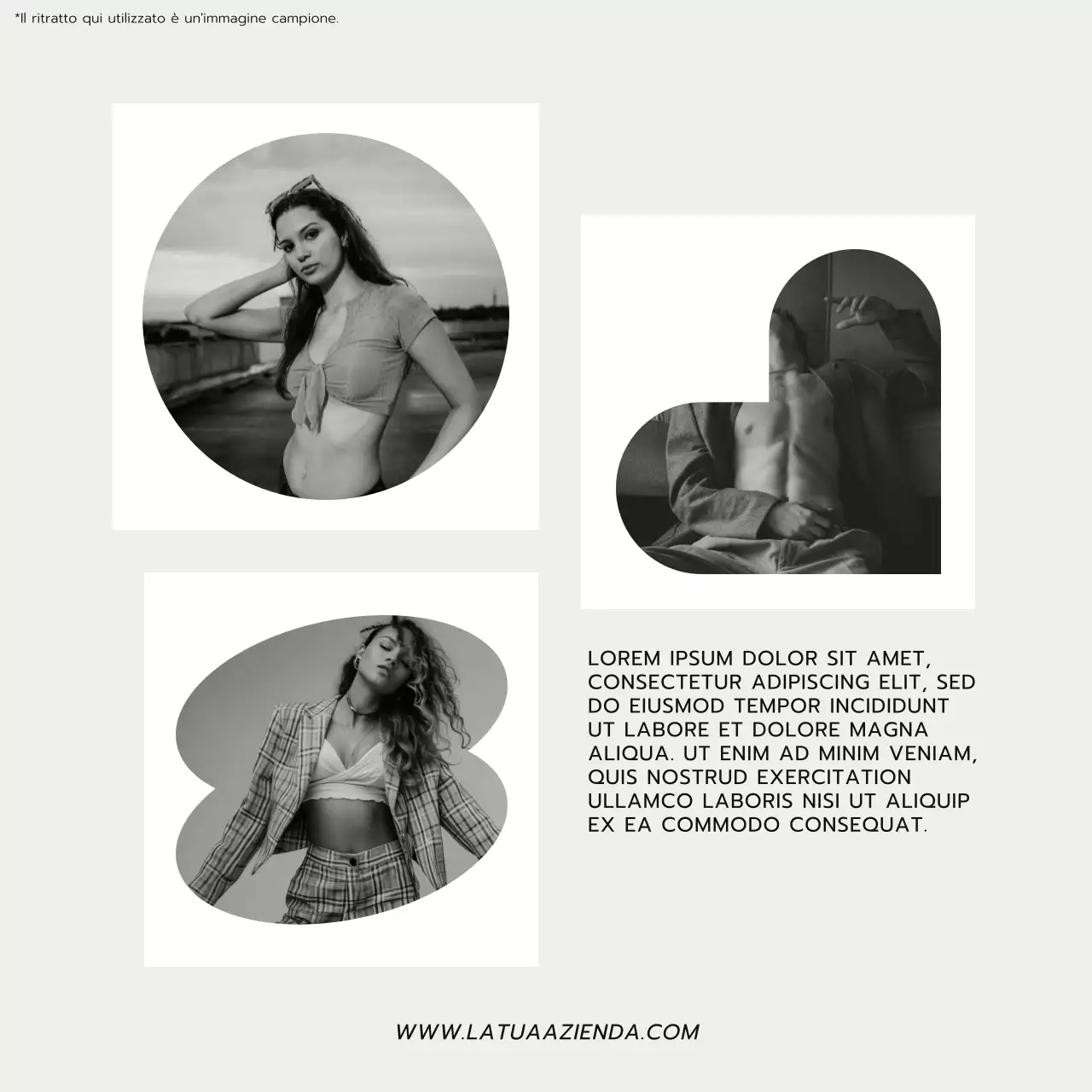 Tendenza beige e nero Collage di foto Estetica Stile di vita Promozione del blog