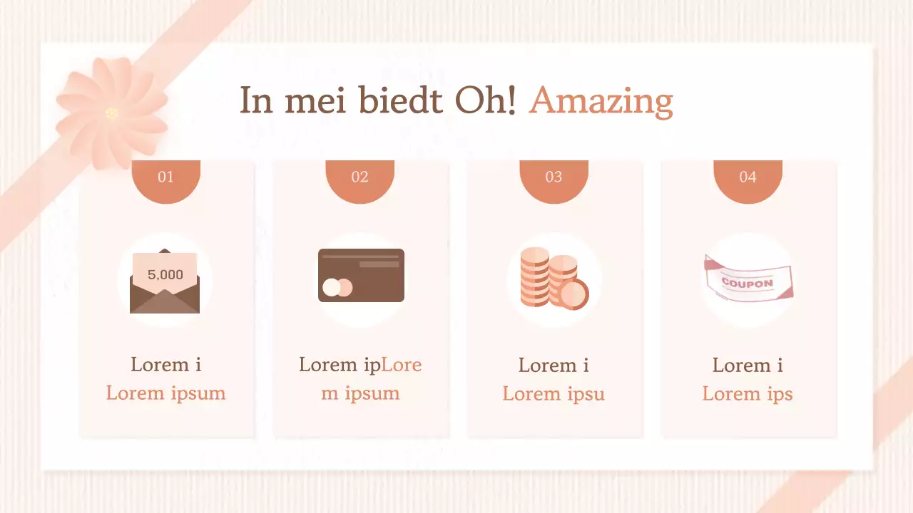 Een trendy oranje Maand van de Familiegeschiedenis-display promoten