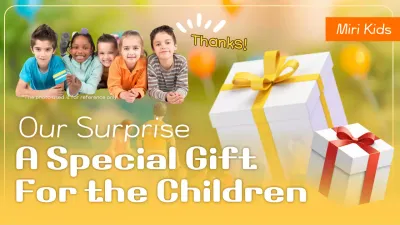 Yellow Simple Children Promotion YouTube Thumbnail