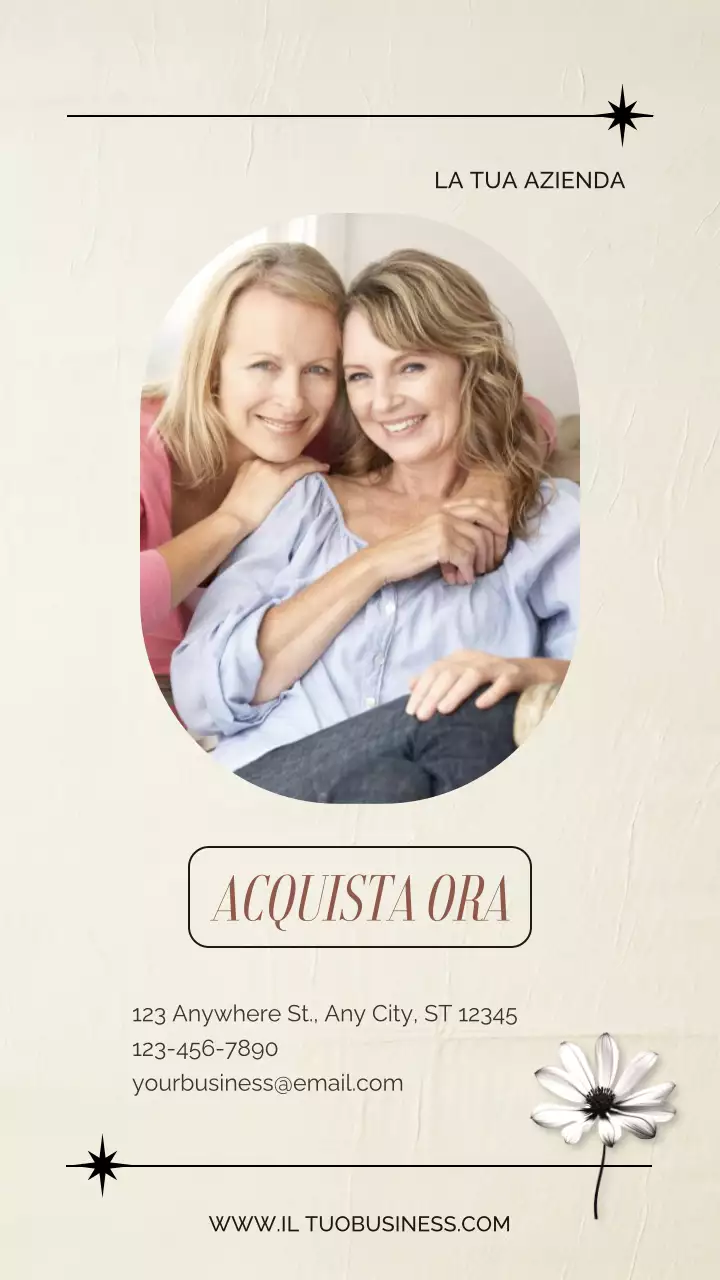 Beige e marrone elegante Regali esclusivi di gioielli per la mamma promozione