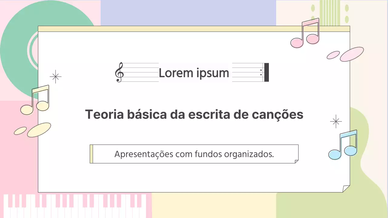 Tendências do Amarelo Fundamentos da escrita de canções Teoria Recursos para aulas de música