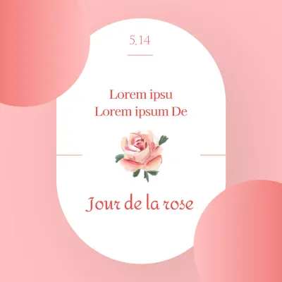 Promouvoir la Journée des roses avec une touche moderne de rose
