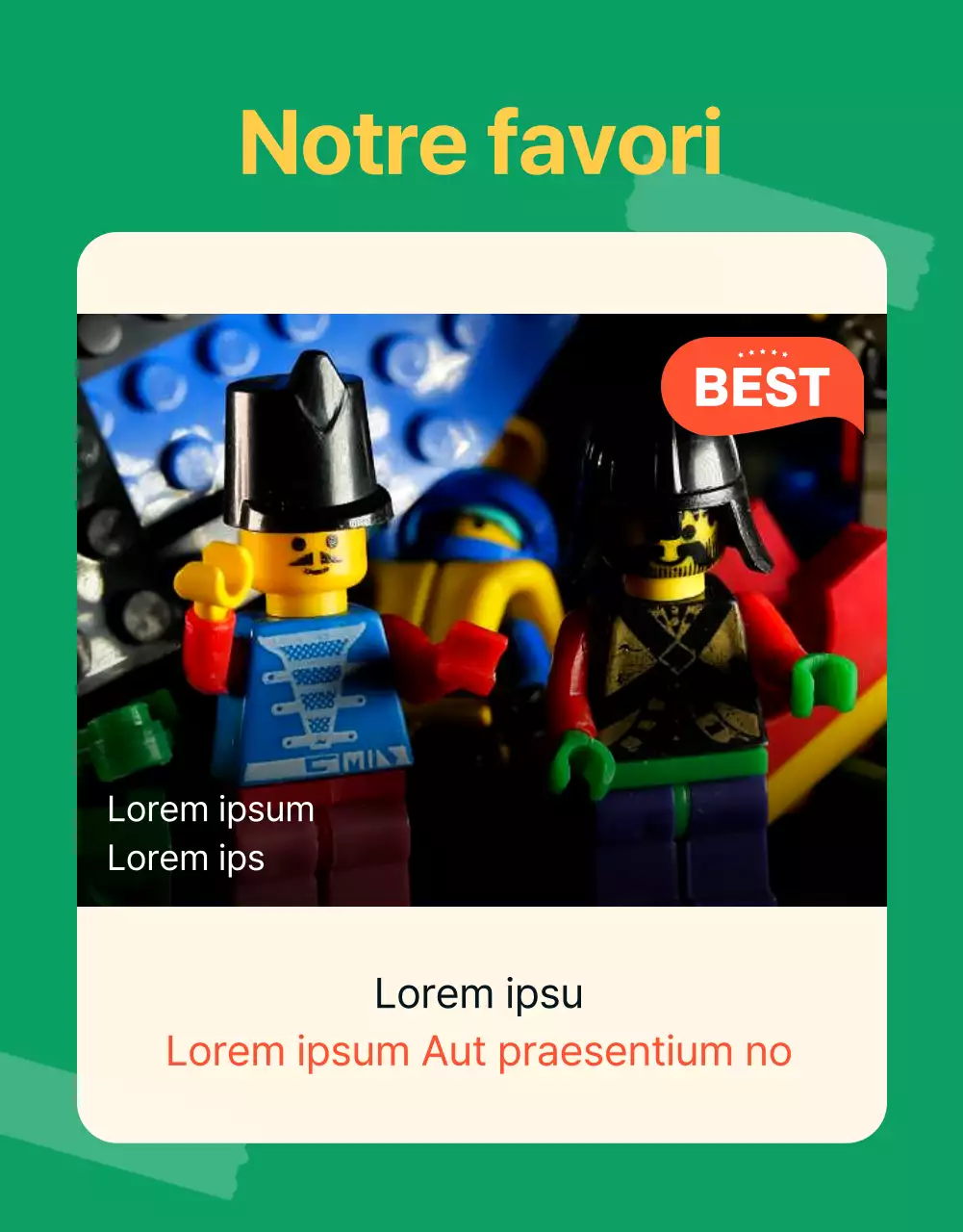 Recommandations de cadeaux avec une touche de vert et d'ivoire