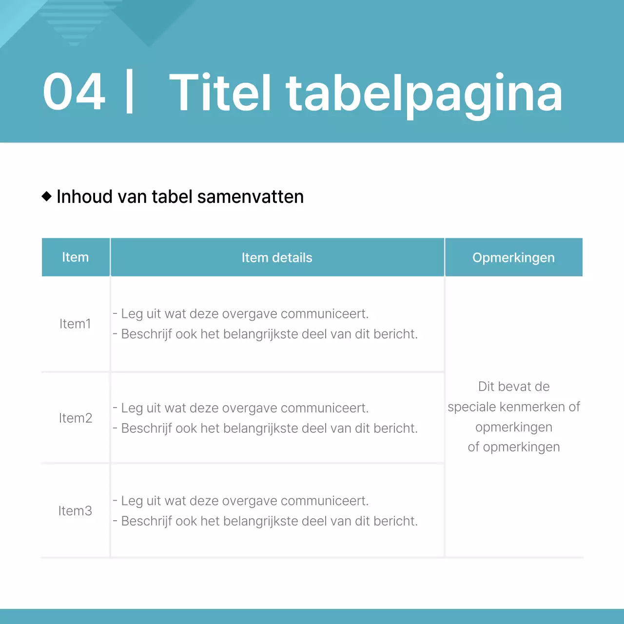 Een eenvoudig strategisch bedrijfsplan in mintkleur