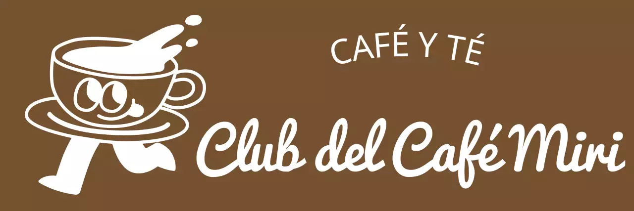 Delantal de barista en cálido marrón y blanco con simpático símbolo de taza de café y logotipo de texto de inspiración vintage Delantal de barista para empleados de cafetería