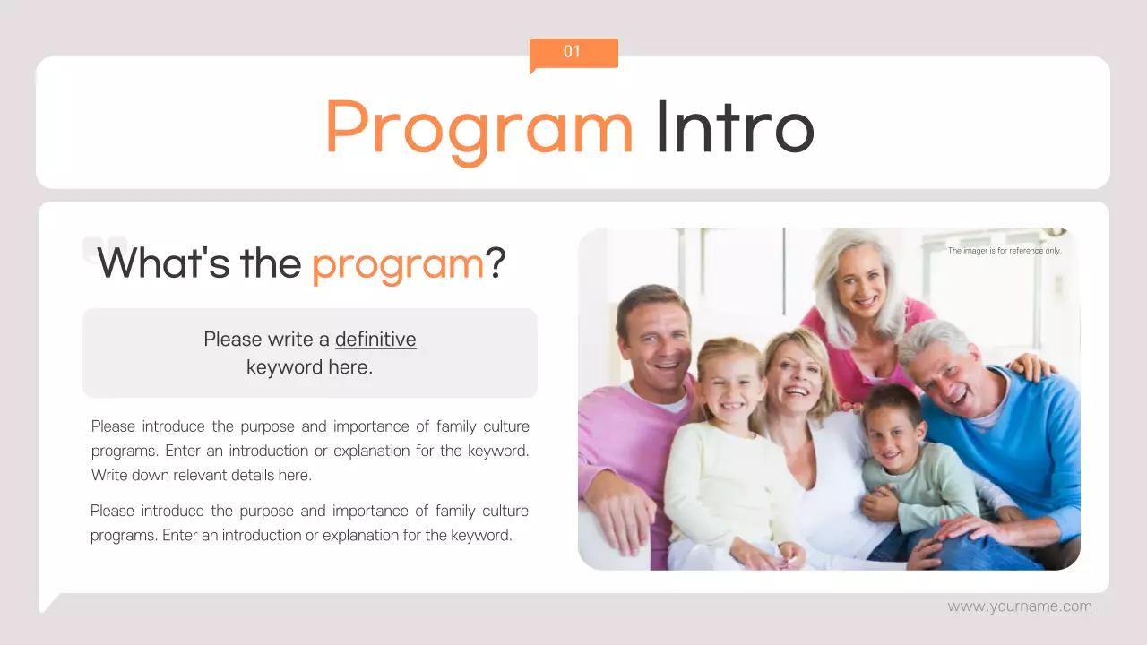 Orange Clean Family Presentation