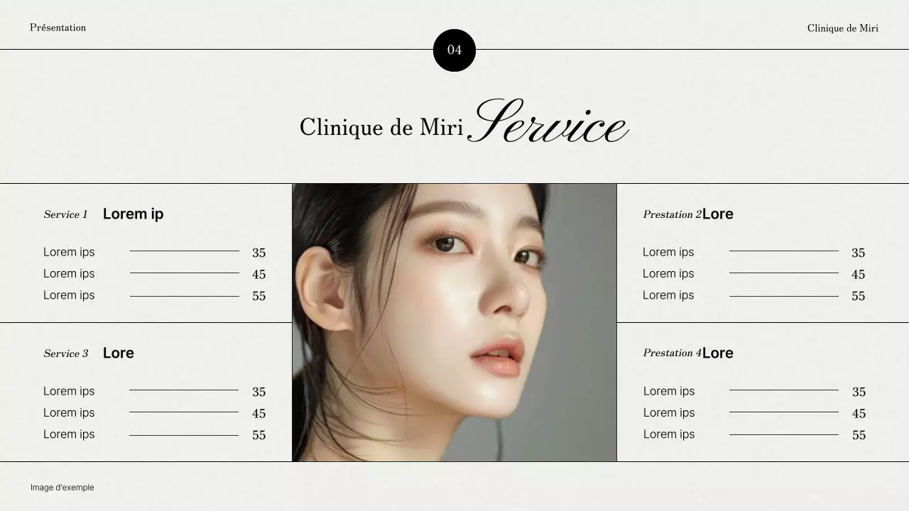 Promouvoir une marque de dermatologie grise et moderne