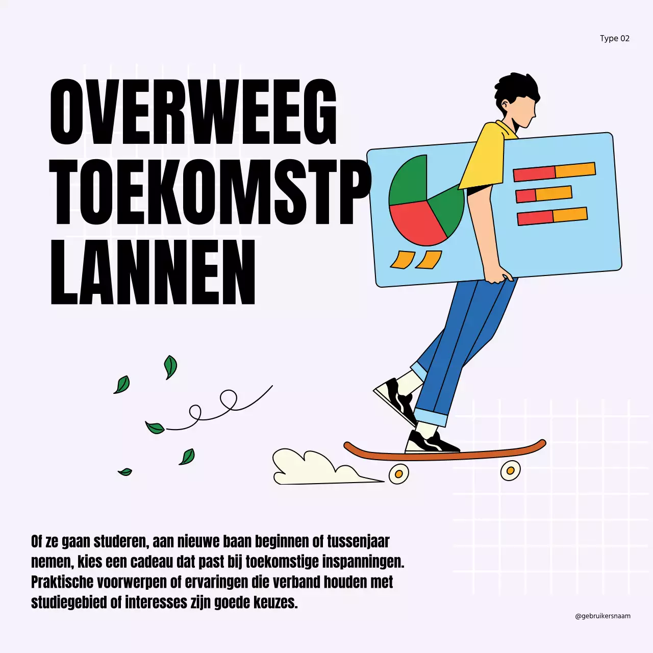 Lila Zwart Modern Vind het perfecte afstudeercadeau Tips Promotie