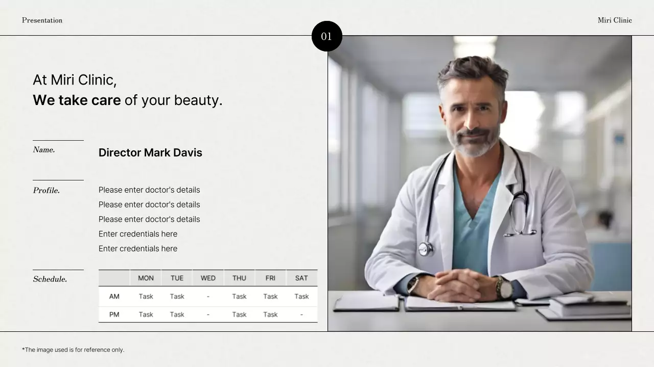 White Elegant Beauty Presentation