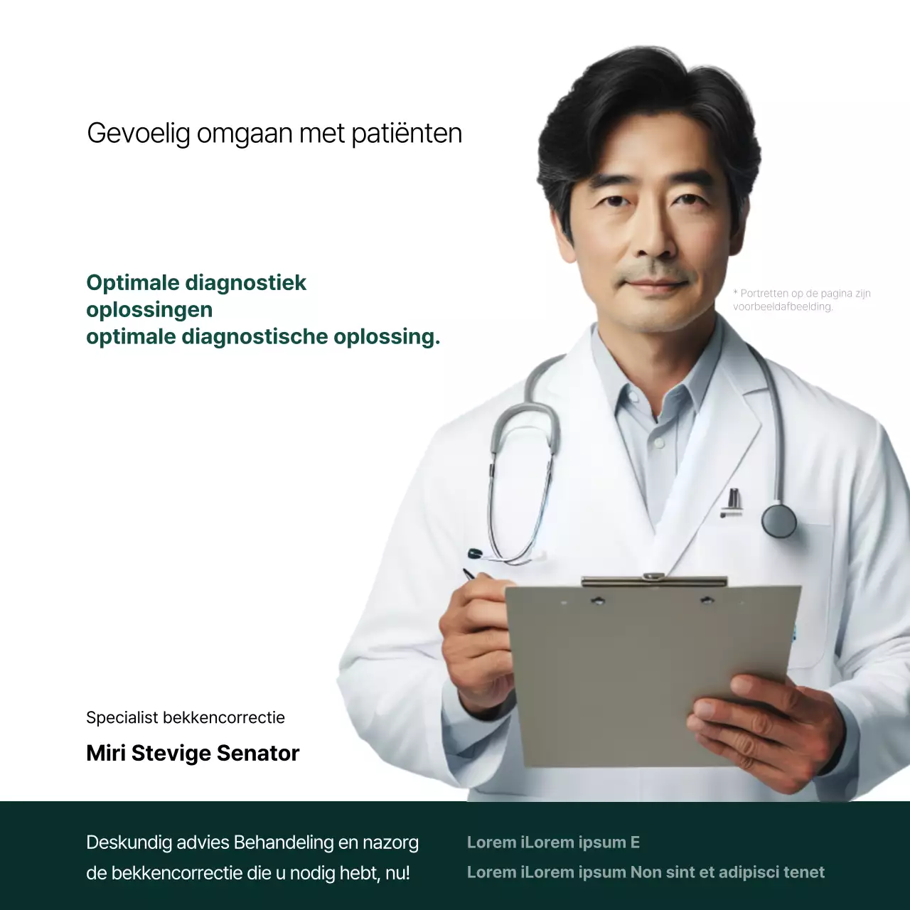 Over de Simple Green and White Pelvic Correction Solution